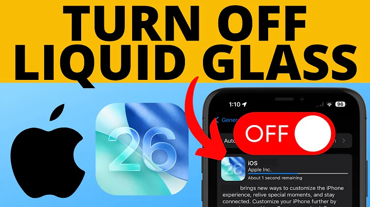 How to Turn OFF Liquid Glass on iPhone - iOS 26