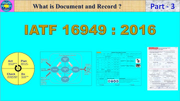 IATF 16949 2016  Part-3 | What is document and record | in tamil | New mechanical mind