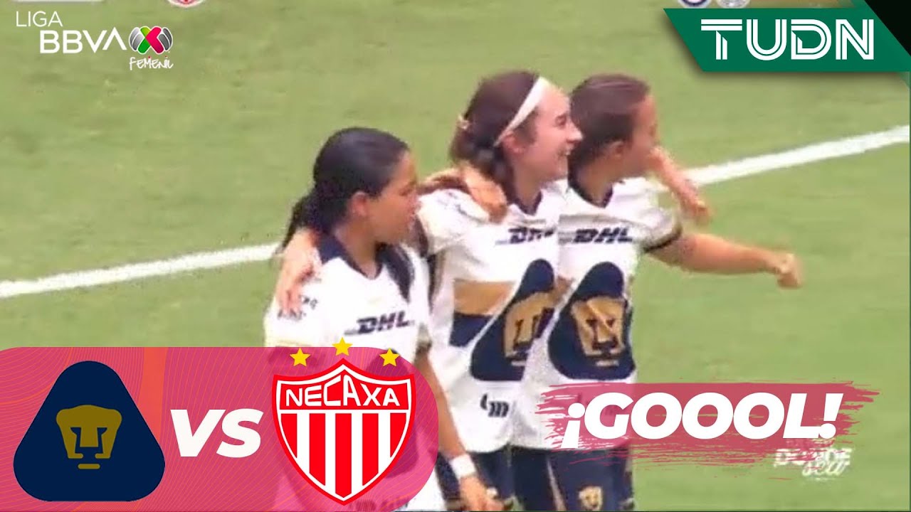 ¡Gooool de Pumas! Silvana Flores aprovecha | Pumas 1-0 Necaxa | Liga MX Femenil - J3 2025 | TUDN