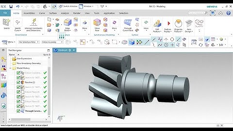 How to model a Bevel Gear | NX Siemens CAD | Full Tutorial