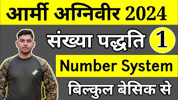 Army Agniveer Maths Number System part 1 | Army Agniveer maths Topic Wise 2024 | Army Agniveer 2024