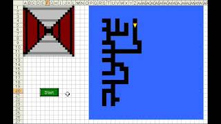 エクセルVBAで３D迷路ゲームを作ってみました。 screenshot 2