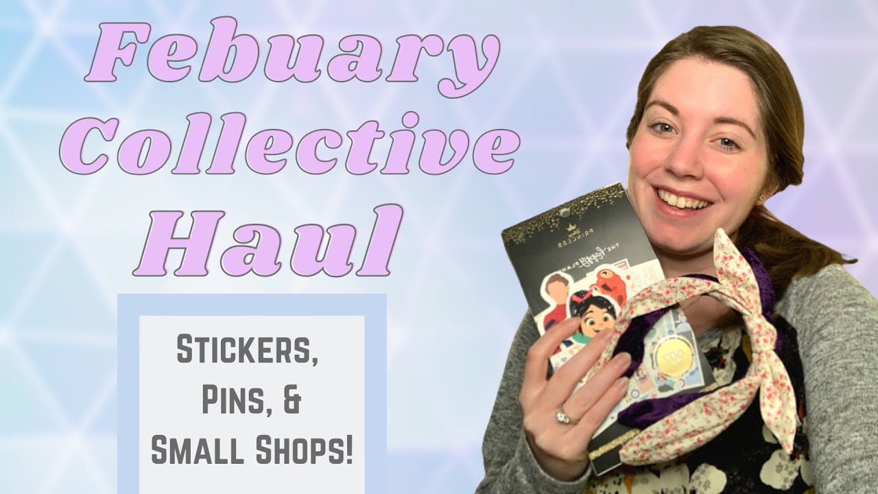 DISNEY February Collective Haul | Disney Stickers, Pins, & Small Shops!