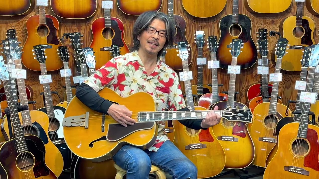 トップ単板&P90搭載ギブソンL-5タイプ超希少美良品！GOSPEL LEC GIBSON L 5 REF 1940 - YouTube