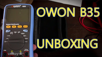 Owon B35 Bluetooth Multimeter Unboxing