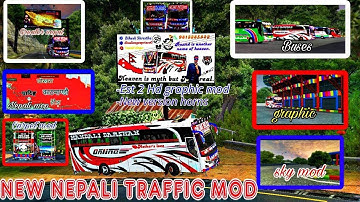 New Nepali Traffic Mod For Bussid V4.1.2 🤩|| Nepali Traffic Mod For Bus Simulator Indonesia Game 🎮