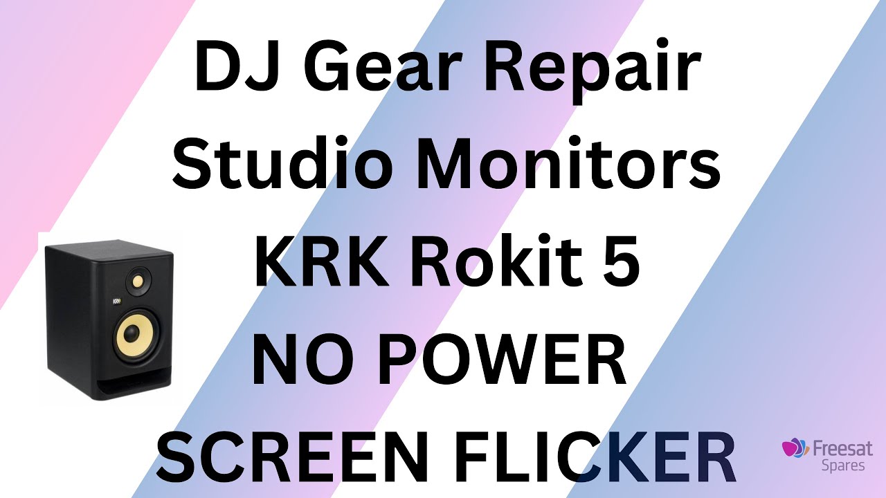 DJ Gear Repairs KRK Rokit 5 Amp Board Repair - NO Power or