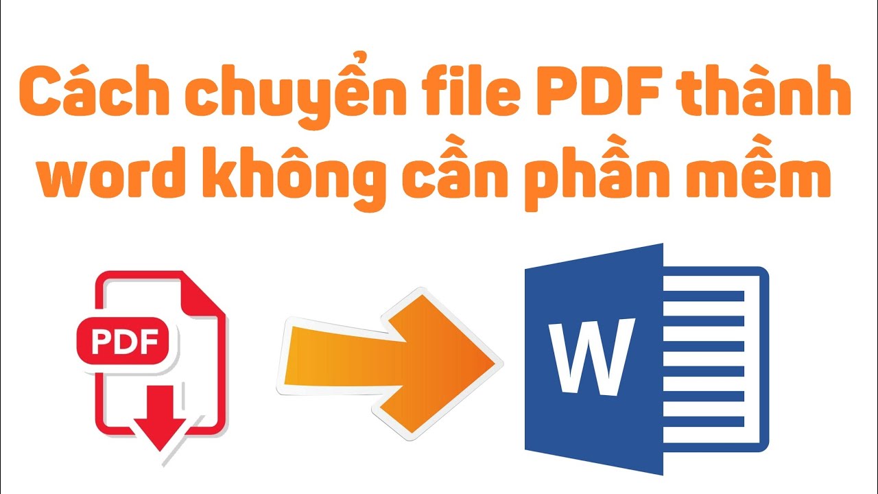 Những cách chuyển file PDF thành file word online