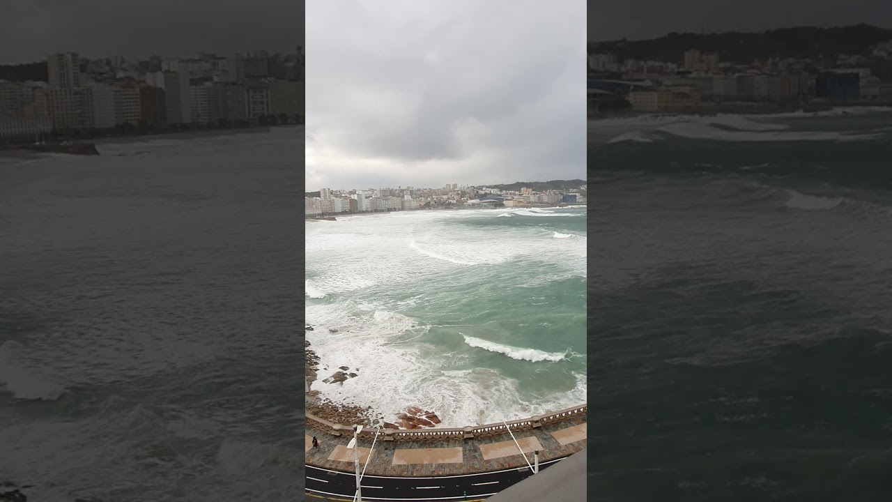 Tormenta en Riazor A Coruña 2021