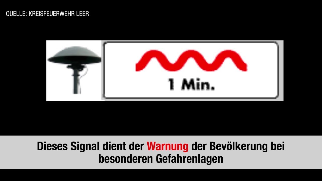 Was Bedeutet 4 Mal Sirene In österreich Wenn die Sirene heult: Das bedeuten die Signale - YouTube