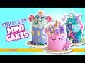 How To Make 3 AWESOME Mini Cakes & Donuts by Jyoti Nanra | How To Cake It Step By Step