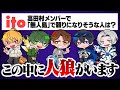 大人気ワードゲーム、itoに一人人狼を入れて遊んでみた