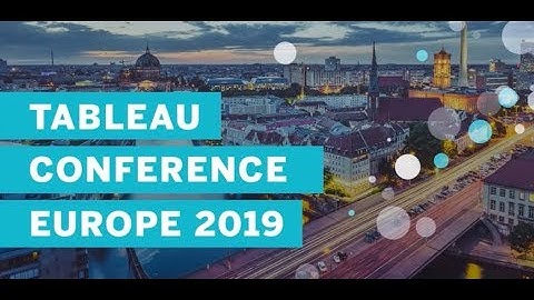 Tableau Conference Europe 2019