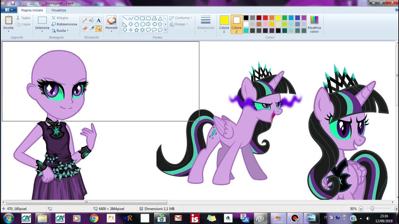 Speedpaint M L P Twivine Sparkle EqG