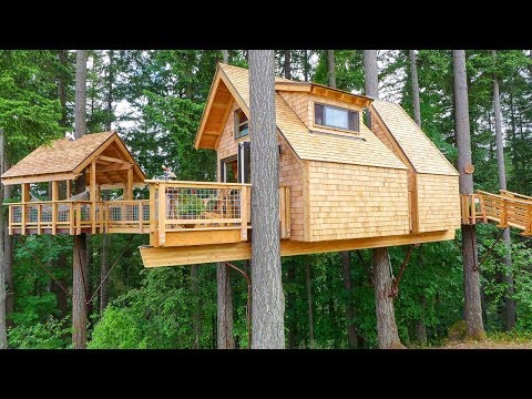 Video: TreeHaus Mountain Home Je Mimoriadne Energeticky Efektívny, štýlový A Na Predaj