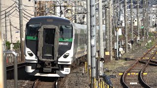 2022/04/30 【回送】 E257系 OM-51編成 尾久駅 | JR East: E257 Series OM-51 Set at Oku