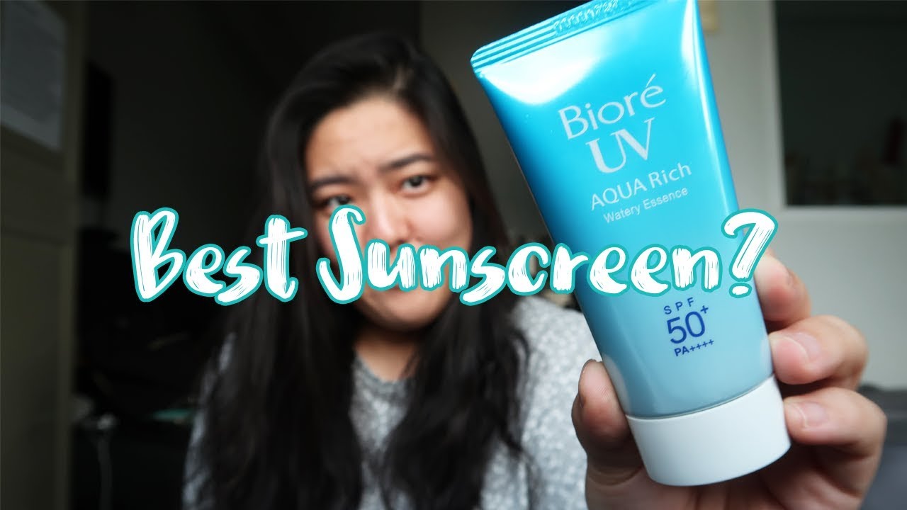 Biore Aqua Rich Watery Essence Sunscreen New Formulation Worth It Ba Skincare Review Youtube