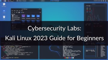 Cybersecurity Labs: Kali Linux Guide for Beginners | Pentesting | VirtualBox