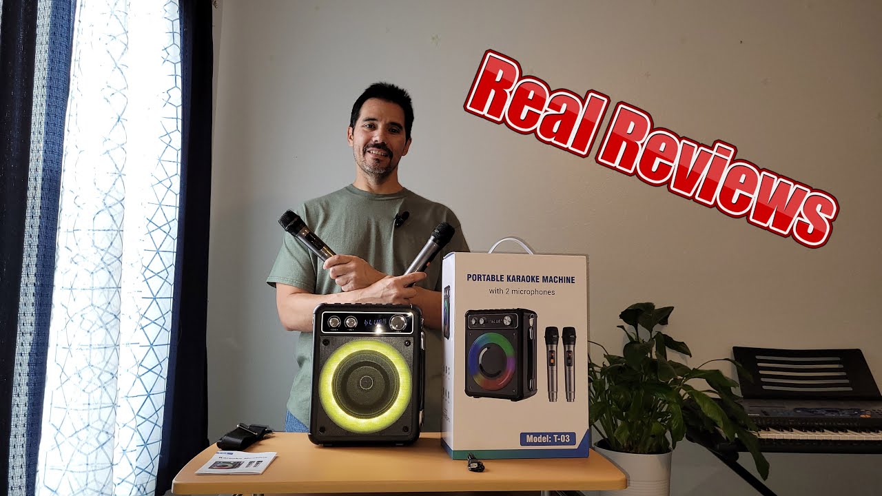 The Bonaok Karaoke Machine T-03 Unboxing and Real Review - YouTube