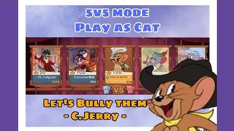 Tom and Jerry Chase: 5v5 Classic Match mode with team 5 | Use C.Jerry play mode with team 5