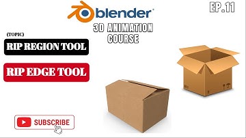 Blender 3.5 Tutorial - 3D Animation Course -Episode11- Rip Region/Edge Tool By (SAIFI 3D) Hindi/Urdu