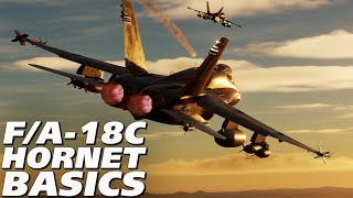 DCS F/A18C Hornet Basic Training!