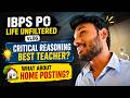 IBPS PO Life Unfiltered Vlog | Critical Reasoning? | Home Posting Kab Milti Hai?