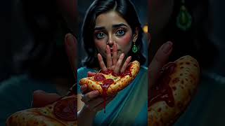 पिज़्ज़ा वाली चुड़ैल🥵🫨 #horrorstation #terrifyingtales #horrorgenre #cartoon