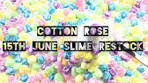 Cloud Slime Comeback Cotton Rose Slime Restock Youtube