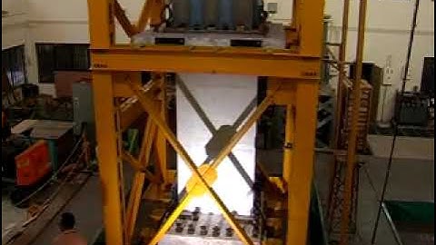 Shake Table Test on Shear Wall | CSIR-SERC | CSIR