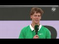 Jannik Sinner post-final speech | Roland-Garros 2025