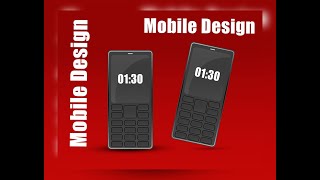 Keypad Mobile Design || Learn How To Design Keypad Mobile || Photoshop Tutorial || Asad Graphix