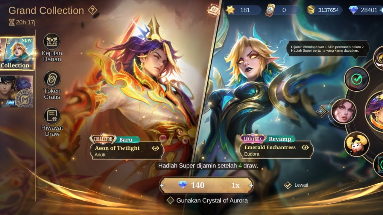 Review Skin Grand Collector Arlott - Aeon Of Twilight 😍