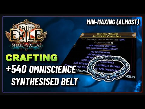 PoE 3.17 - Crafting a 540 Omniscience Belt