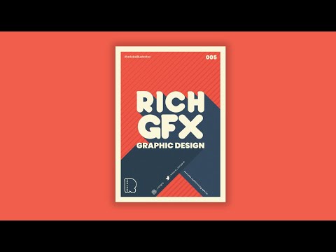 Long Shadow Poster in Adobe Illustrator - Step-by-Step Tutorial