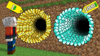 1 Tünel Vs 1000 Tünel - Minecraft