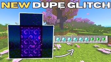 NEW NETHER PORTAL DUPLICATION GLITCH Minecraft Bedrock 1.21.82