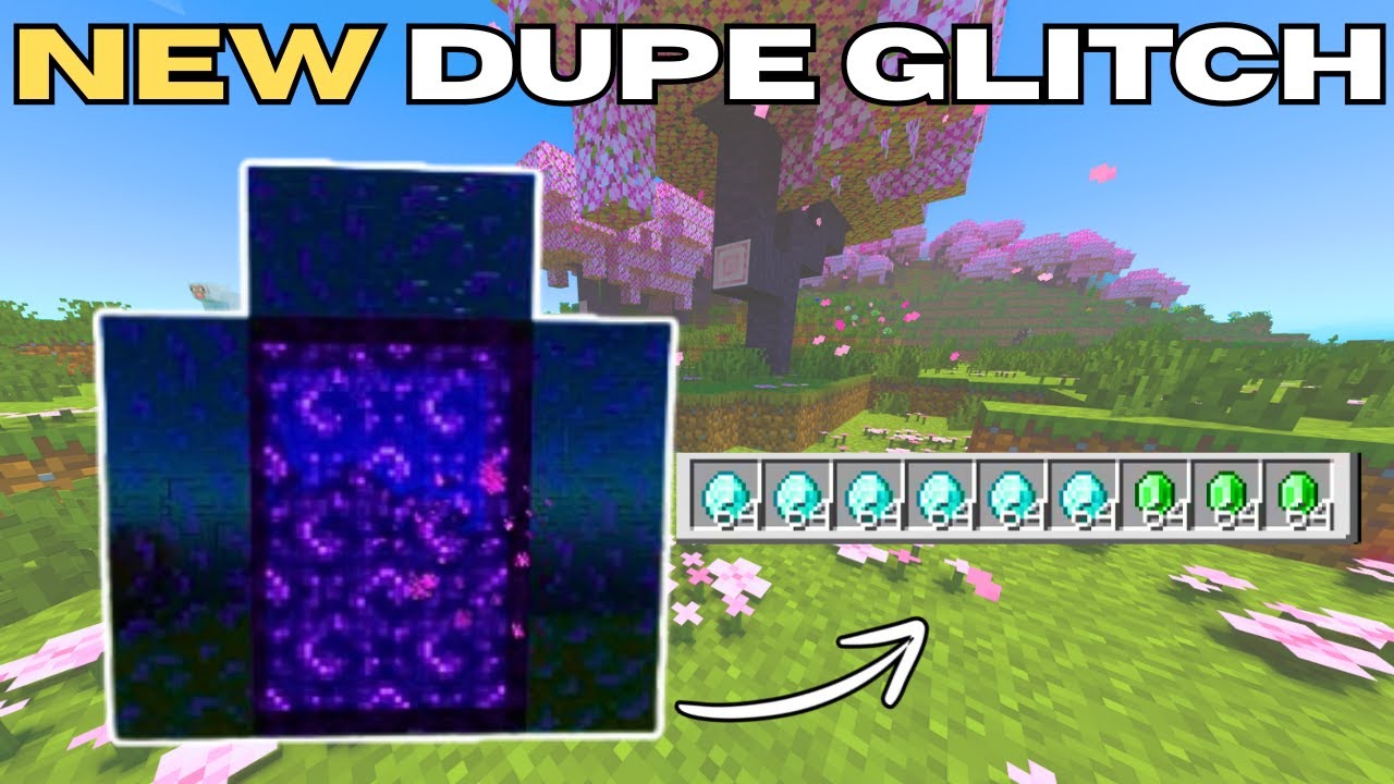 NEW NETHER PORTAL DUPLICATION GLITCH Minecraft Bedrock 1.21.82