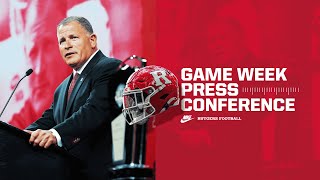 Head Coach Greg Schiano Game Week Press Conference - Washington