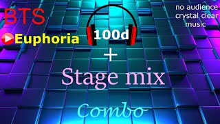 BTS JUNGKOOK – 'EUPHORIA'(100D AUDIO)🎧 and Stage mix