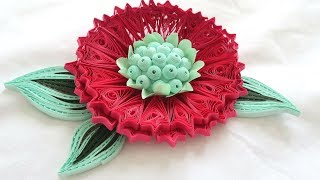 Beautiful Quilling Flower using Quilling Strips screenshot 1