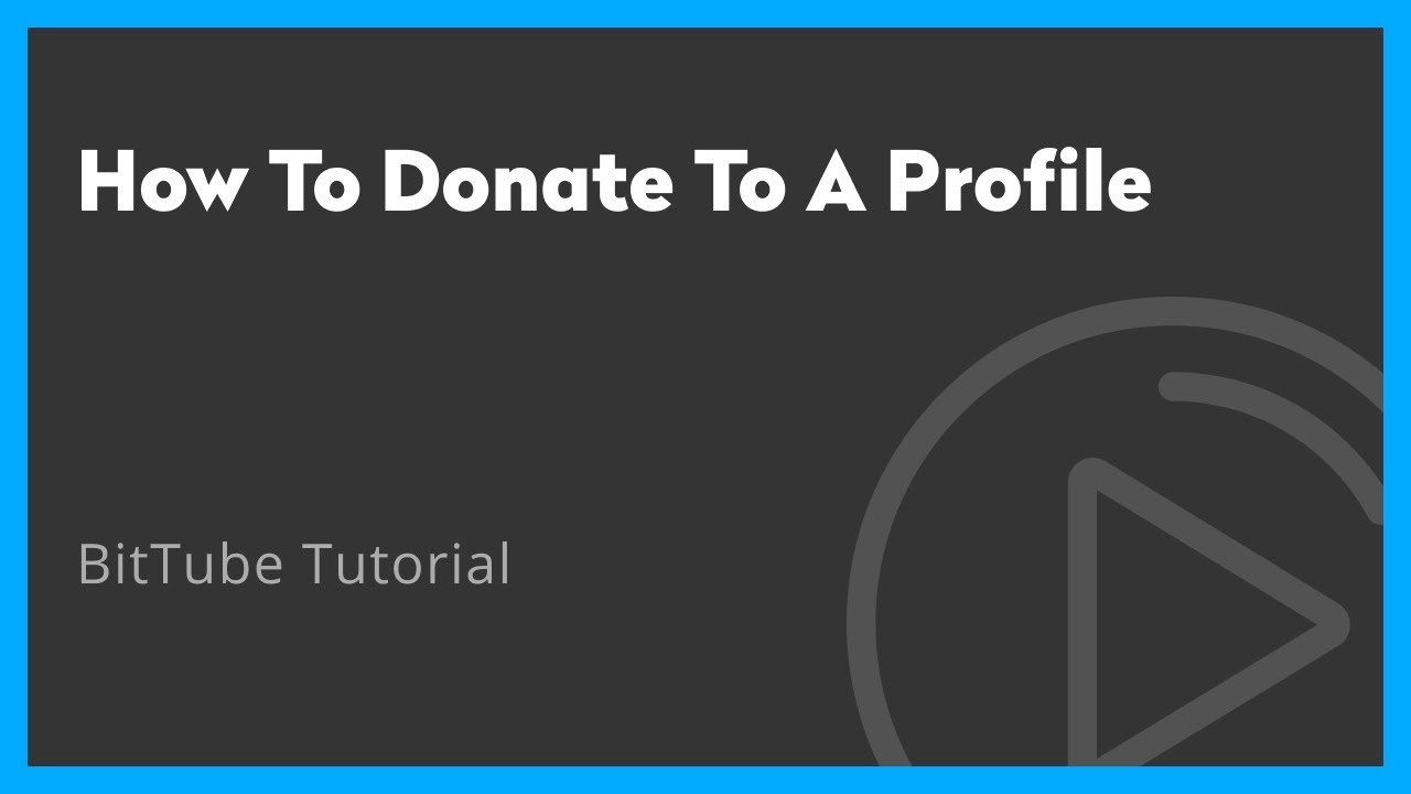 How to donate TUBEs to any social profile with the BitTube extension