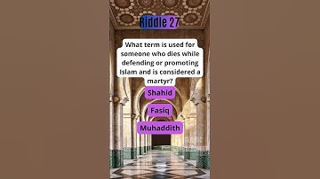 Unlock the Islamic Enigma: Can You Solve This Intriguing Riddle?