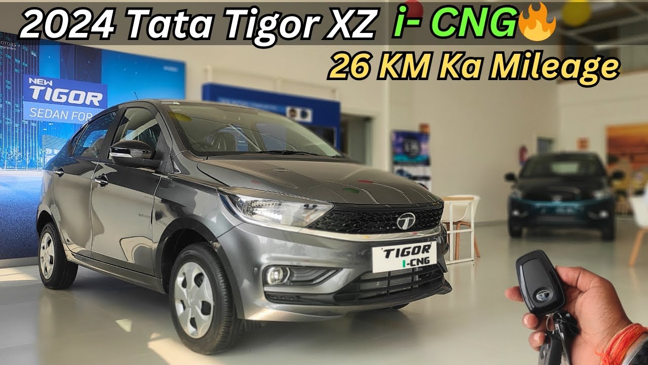 2024 Tata Tigor XZ CNG Full Detailed Review ♥️ Price & Features Aab ...