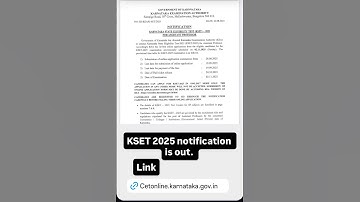 📢 KSET 2025 Notification Out | Karnataka State Eligibility Test | Apply Now for Assistant Professor