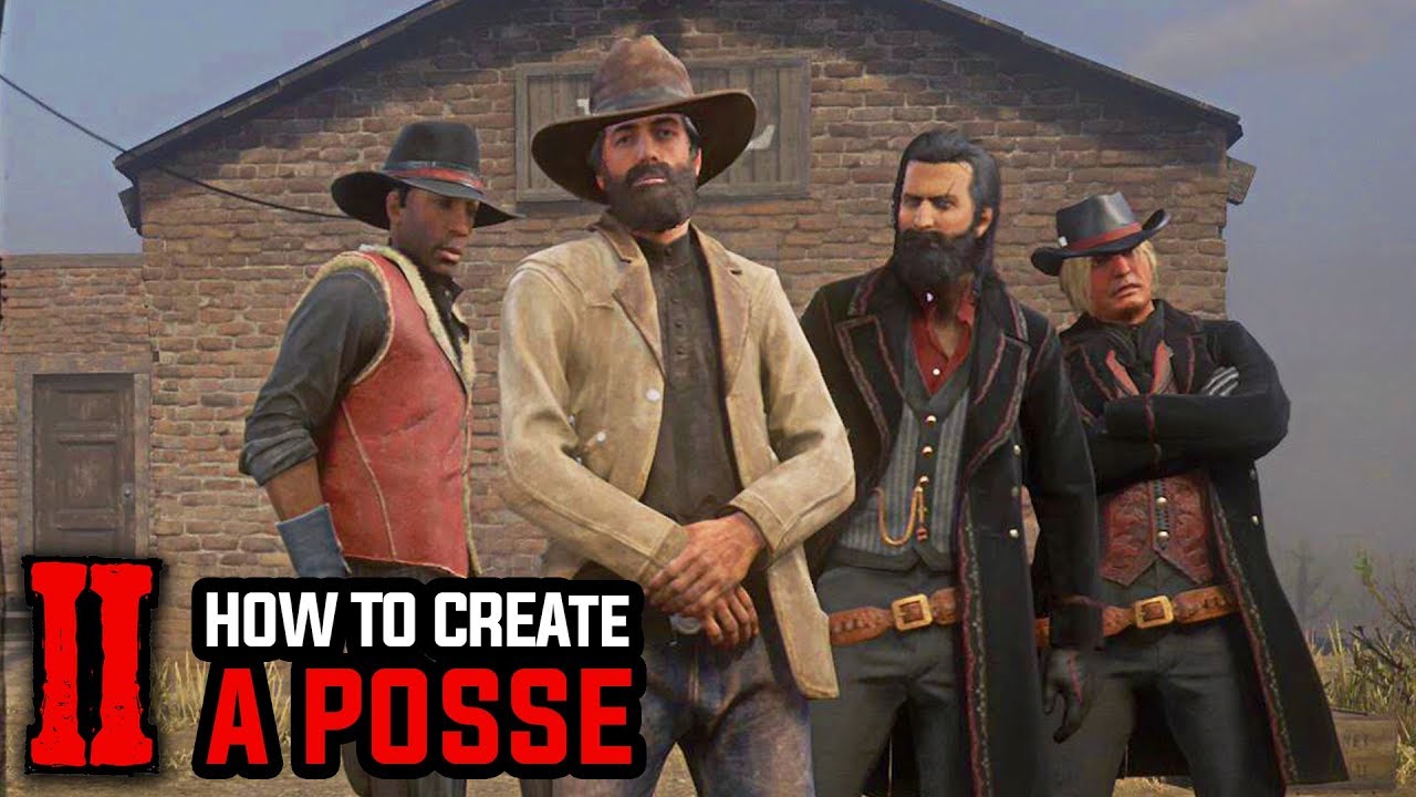 How to a Posse and Invite Red Dead Redemption 2 Online - YouTube