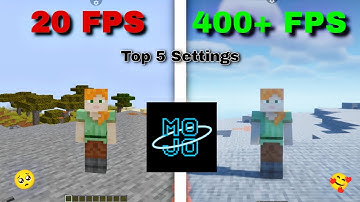 Mojo Launcher Fps (400+) Boost Top 5 Settings🔥😱 I Mojo Launcher Lag Fix