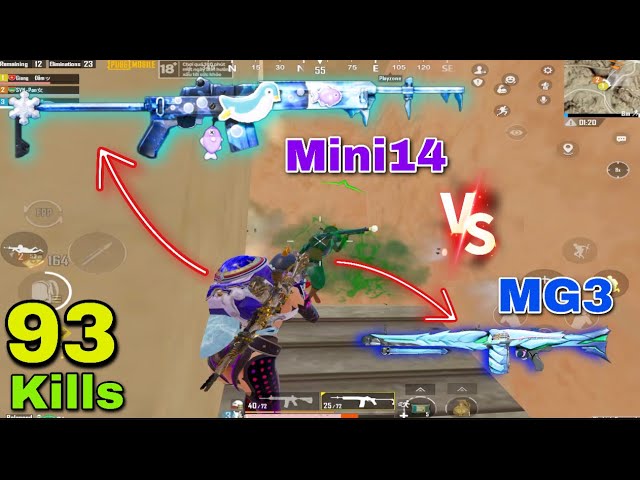 Me Mini14 vs Enemy MG3 - Who will win? class=