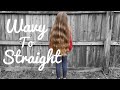 Straightening my daughter’s long hair for the first time | Wavy to straight transformation