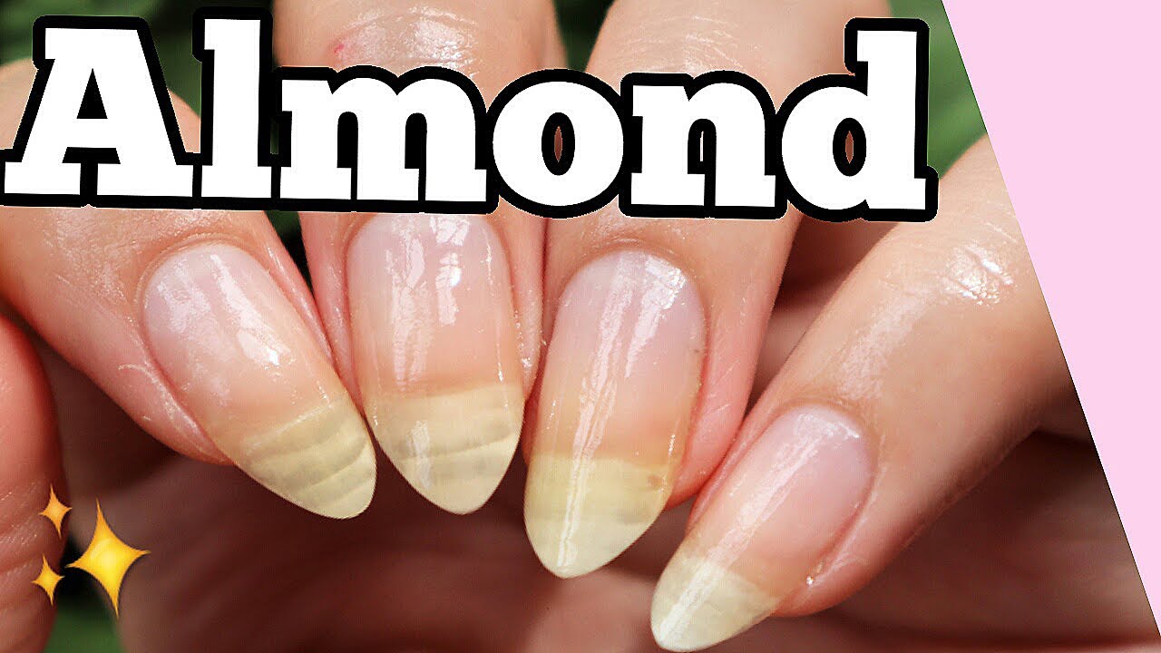 How To Shape And File an Almond Nail On Natural Nails! ✨Step By Step  Guide✨💅🏻 - YouTube